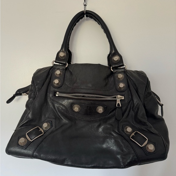 Balenciaga Handbags - Balenciaga Le City Large Black Leather Women's Handbag